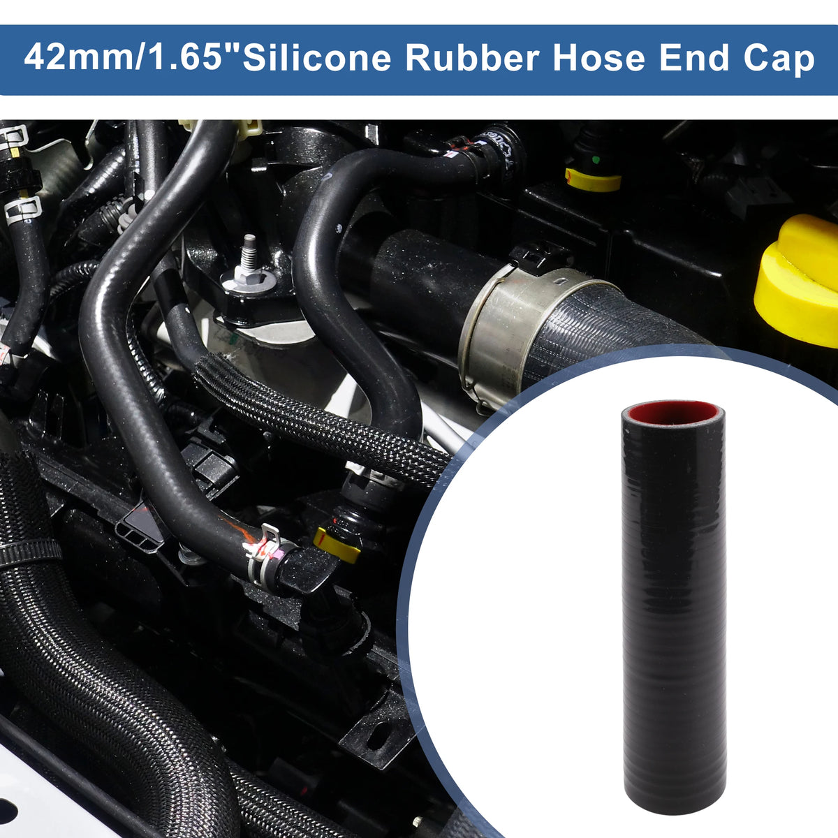 X Autohaux 28/35/42/45/48/60/65/70/76/80mm ID Car Silicone H