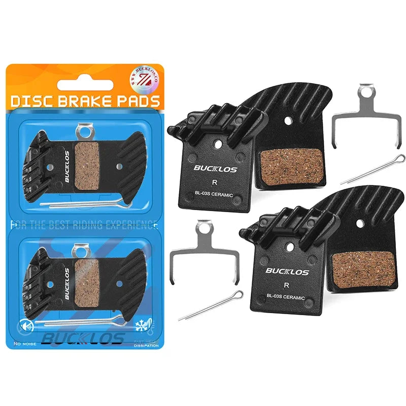 BUCKLOS Bike Brake Pads Fit NUTT Hydraulic Disc Brakes Ceramic Road Mountain Bicycle Brake Pad MTB Disc Brake Pads Cycling Parts