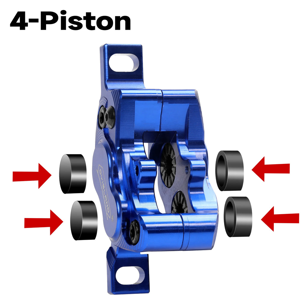 DYISLAND MTB 4pistons Hydraulic Disc Brake 850mm/1500mm Cera