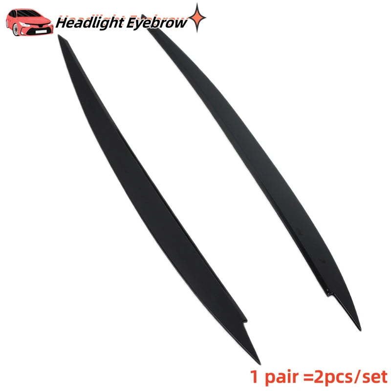 2pcs/Set ABS Car Headlight Eyebrow For Volkswagen VW GOLF 7 