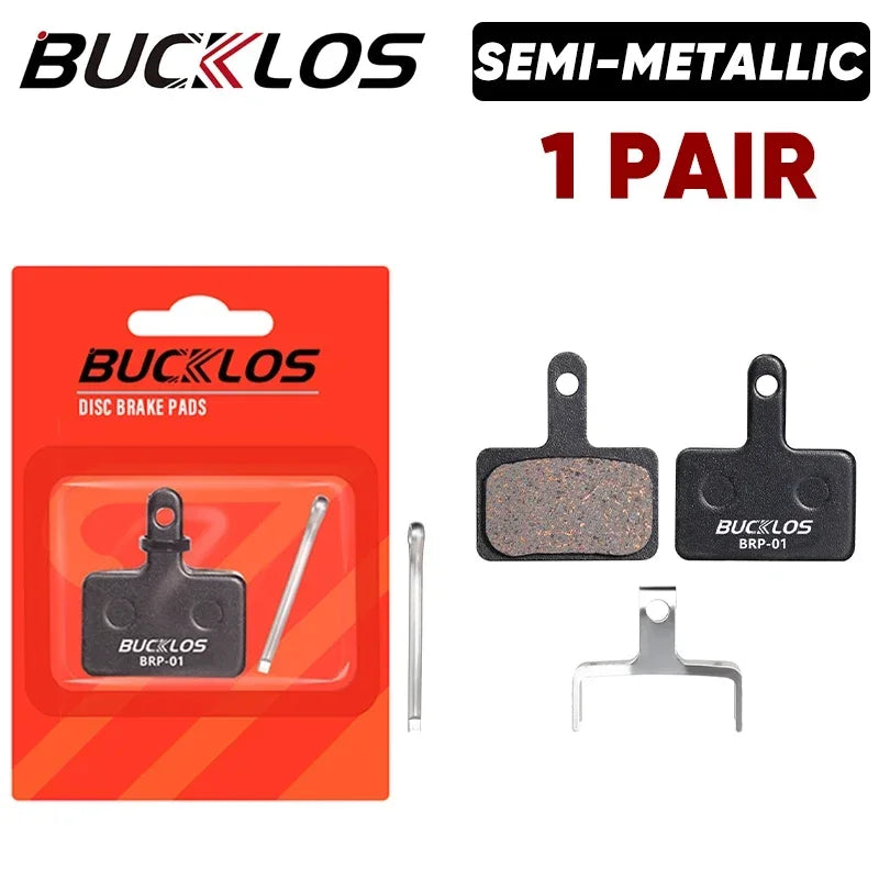BUCKLOS Bicycle Hydraulic Disc Brake Pad Semi-Metal Ceramic MTB Bike Brake Pads for SHIMANO B01S MT200 SRAM AVID HAYES Magura