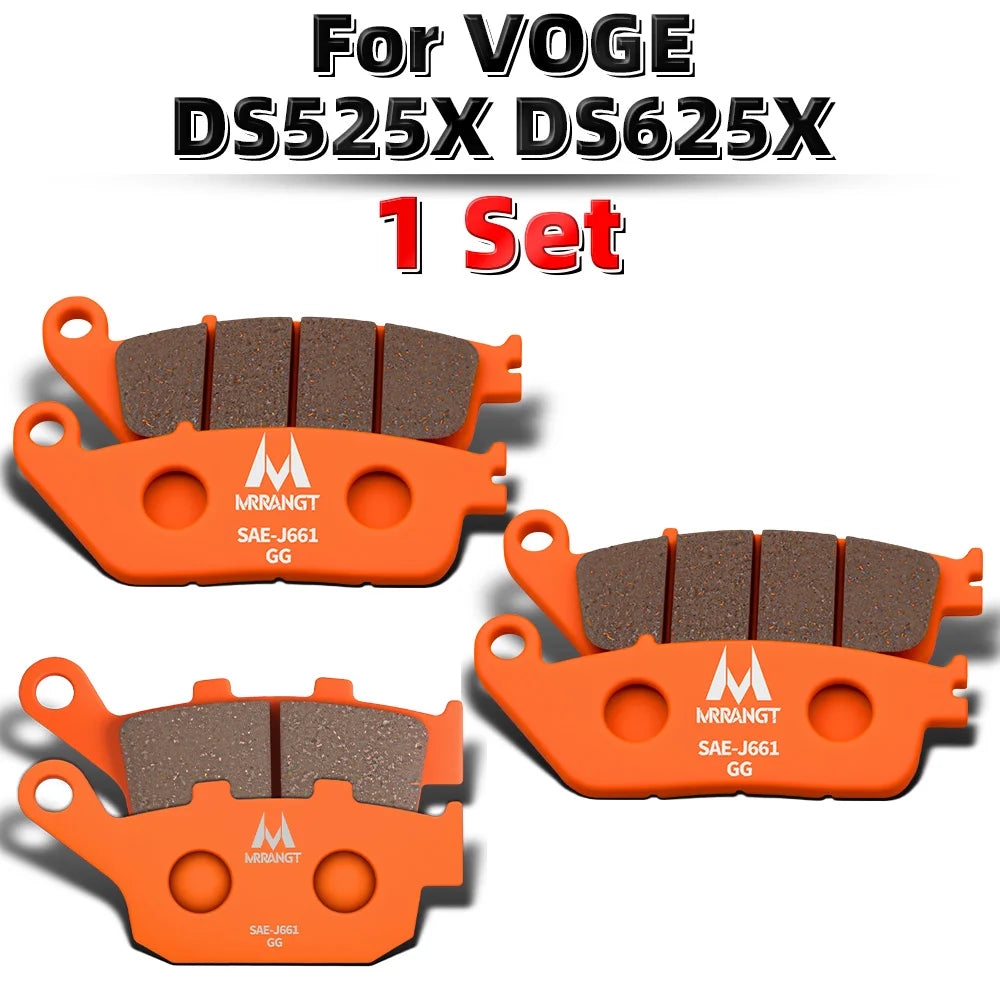 MRRANGT Motorcycle High Performance Ceramic Brake Pads Set Fit For VOGE DS525X DS625X DS900X RR660S RR525