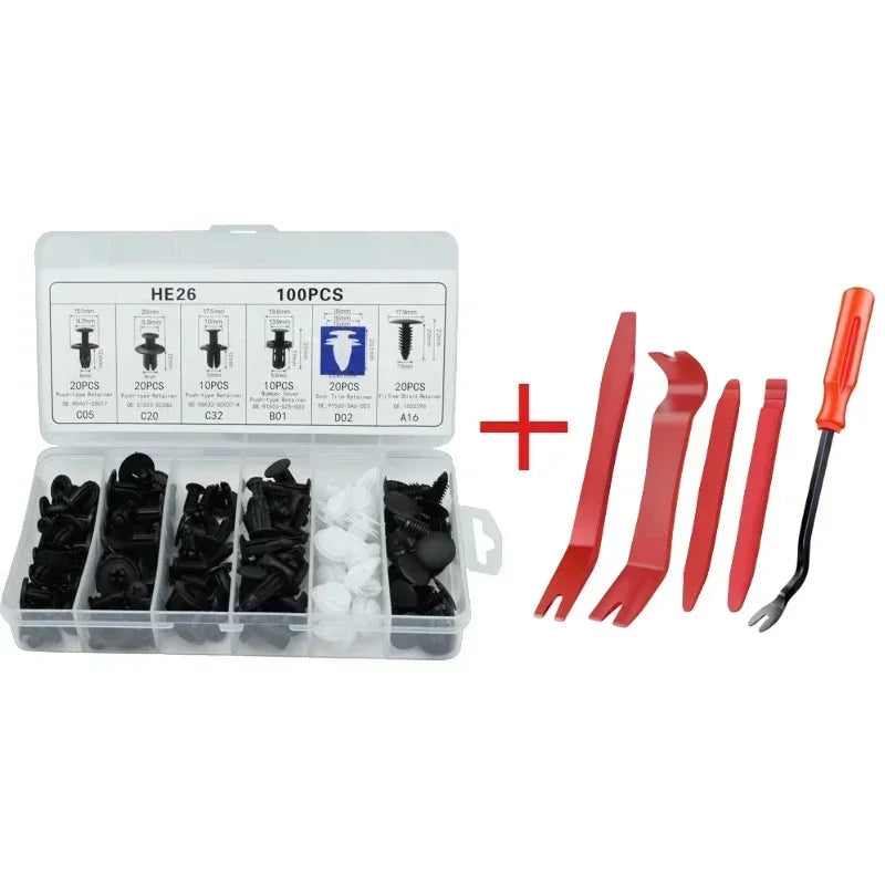 A set Car Disassembly Interior Kit Tool Car Radio Do DVD Player Clip Panel Trim Dash Audio Dashboard Repair Plastic Auto
