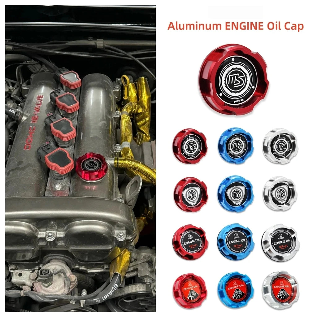 Aluminum ENGINE Oil Cap For MAZDASPEED RACING RX8 RX7 MIATA 