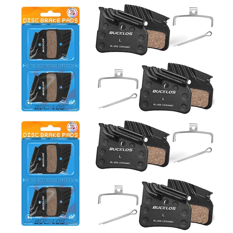 BUCKLOS Ceramic Brake Pads for SHIMANO MTB Hydraulic Disc Brake Pad for N03A N04C D02S D03S Bike Brake Pad Fit M7120 M8120 M9120