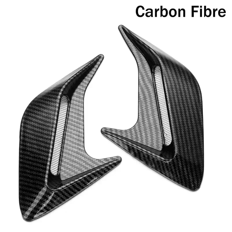 Carbon Fiber Universal Car Shark Gills Fender Side Air Flow 