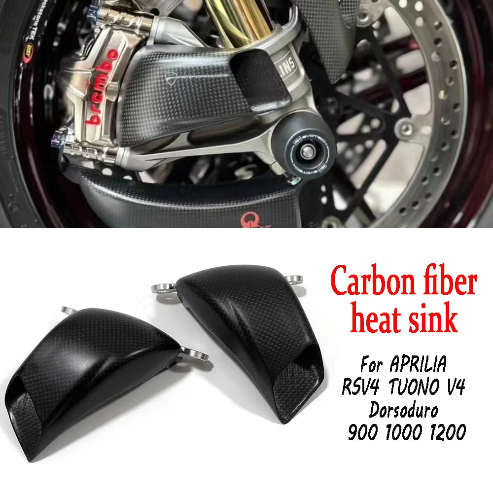 Carbon Fiber 100MM Motor Front Caliper Radiator Cover Air Du