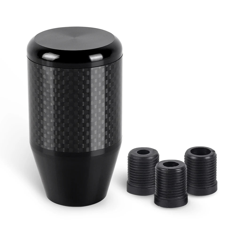 RASTP-Universal Carbon Pattern Aluminum Alloy Shift Knob Car Modification Manual Gear Shift Knob For Most Car RS-SFN193