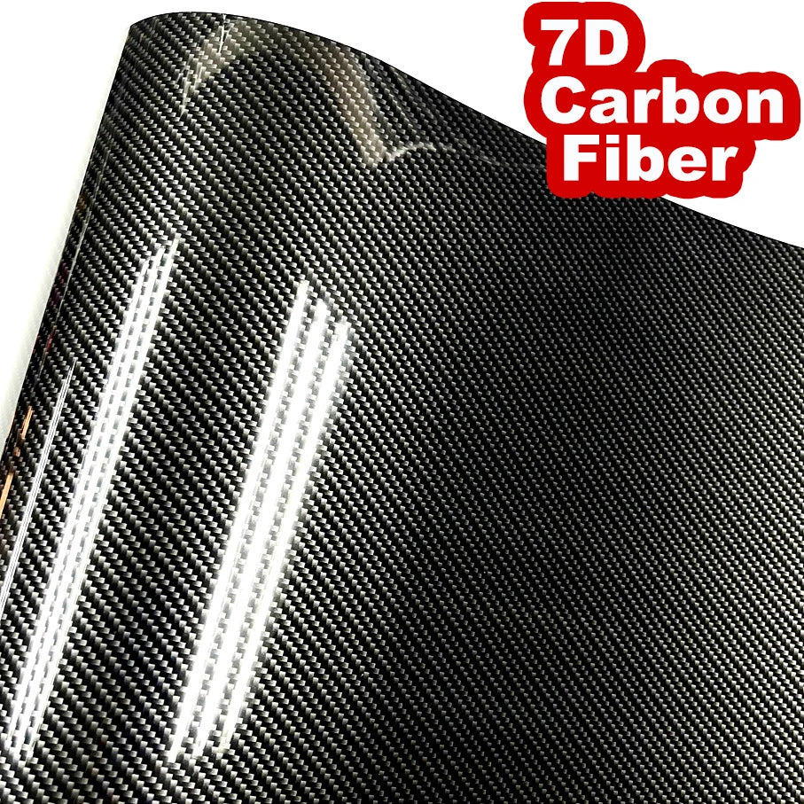 7D Carbon Fiber Vinyl Wrap Film Waterproof Car Interior Moul