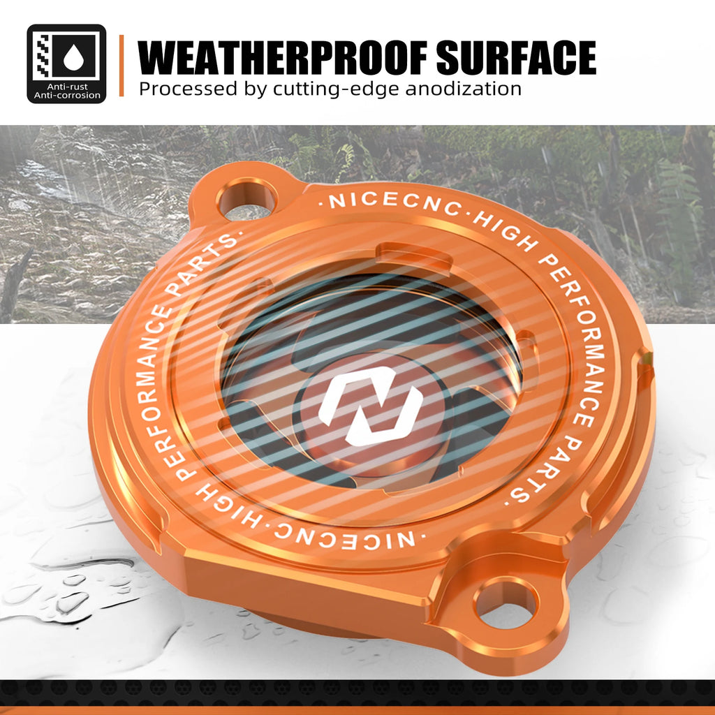 For KTM EXC 520 EXC-F 250 SXF 250 Transparent Engine Oil Fil