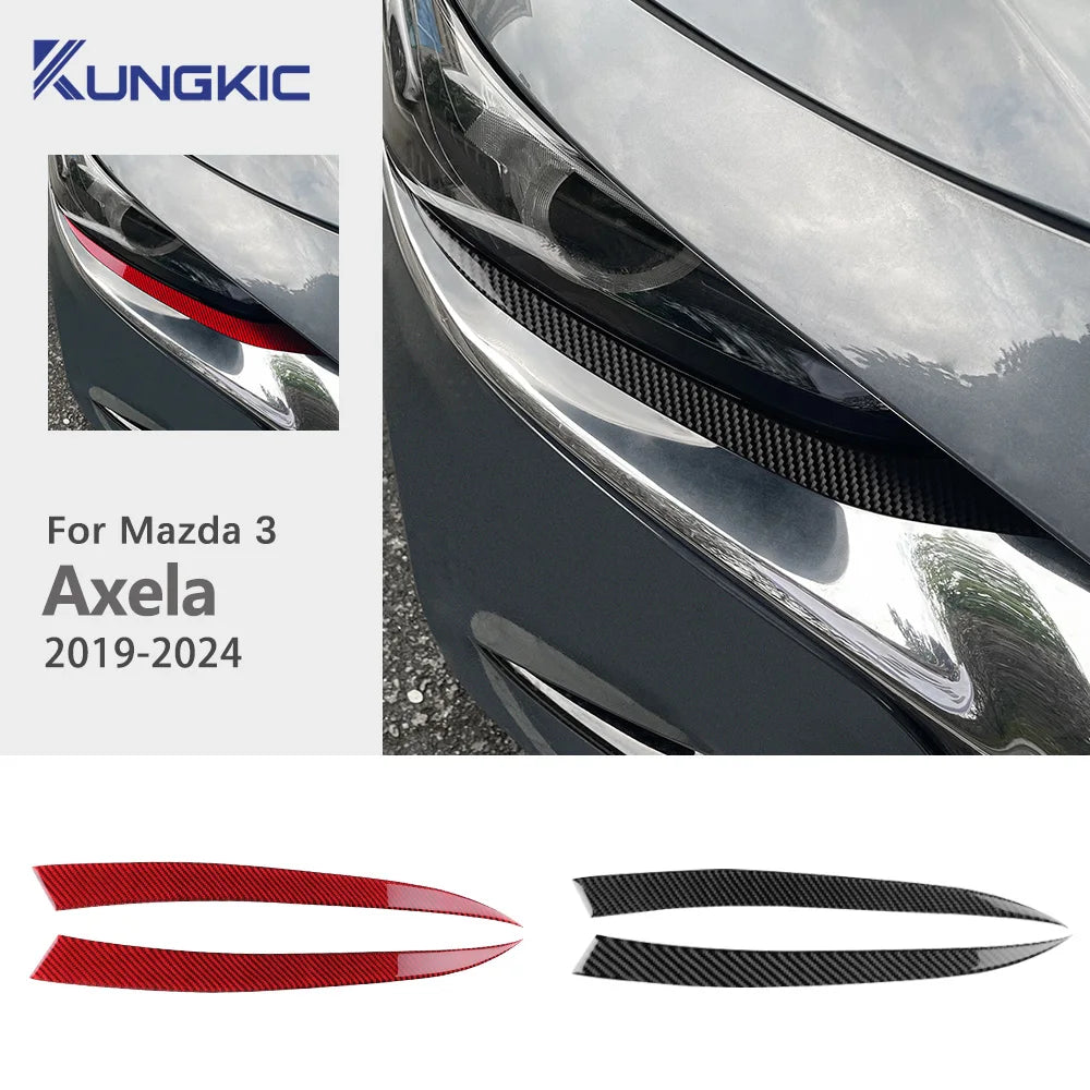 Real Soft Carbon Fiber Sticker For Mazda 3 Axela BP 2019 202