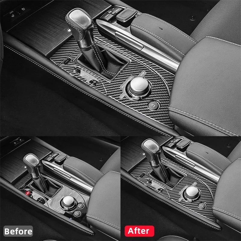 For Lexus GS 2013-2019 Interior Accessories Carbon Fiber Car