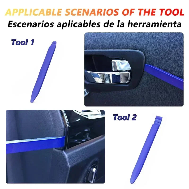 Car Interior Trim Removal Tool Kit Plastic Anti Scratch Pry 