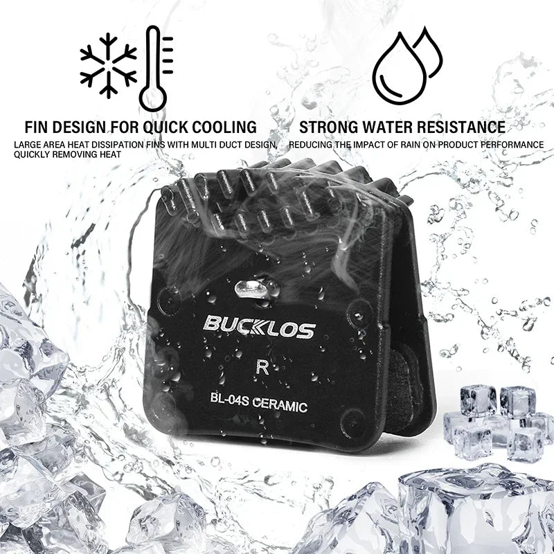 BUCKLOS Bike Hydraulic Brake Pads for H03A H03C D02S D03S Ce