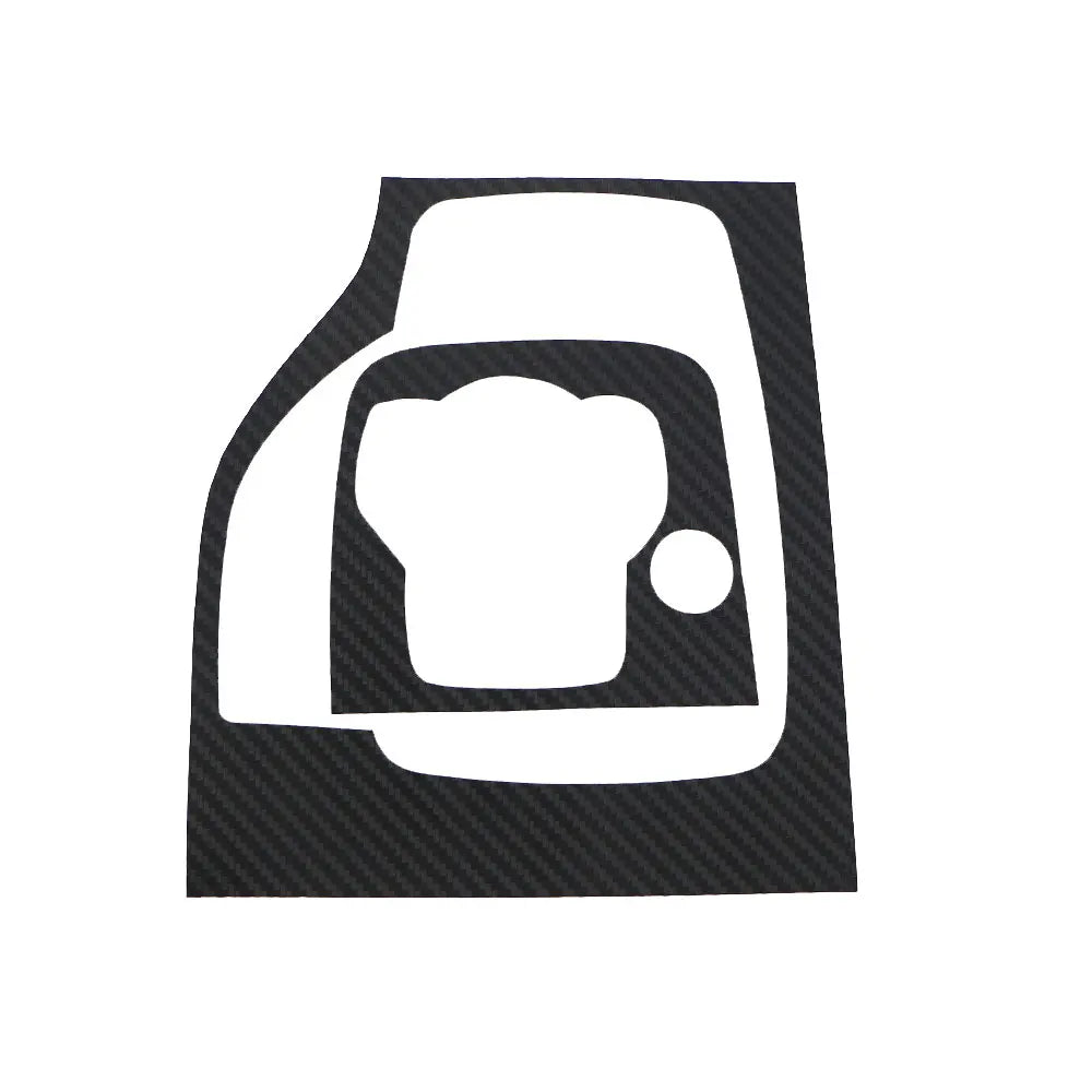 Carbon Fiber Car Gear Head Shift Knob Panel Cover Trim Sticker for Mazda 3 Axela 2014 2015 2016 2017 2018 2019 Accessories