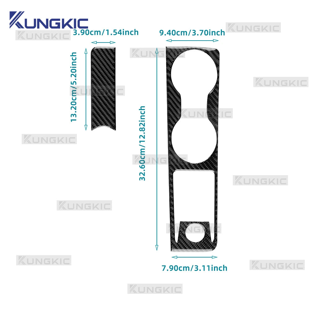 Real Soft Carbon Fiber Sticker For Seat Ibiza 6F 2018 2019 2