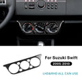 Real Soft Carbon Fiber Sticker For Suzuki Swift ZC31S 2005 2006 2007 2008 2009 2010 LHD RHD Car Central Control AC Frame Trim