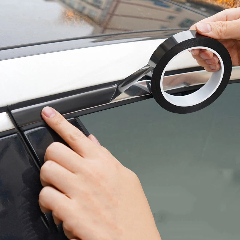 Car Modified Color Film High Brightness Black Carbon Fibrous