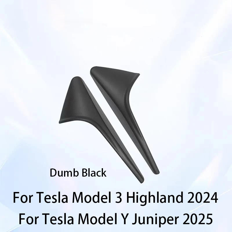 For Tesla Model 3/Y Side Camera Protection Cover Carbon Fiber Fender Trim Cover Car Modification Accessories Tesla 2017-2025