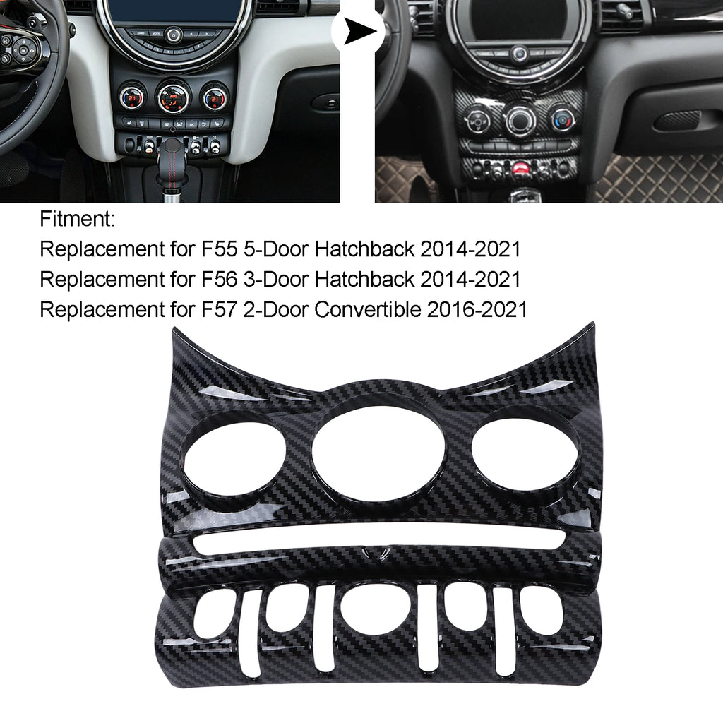 Car Air Conditioning CD Panel Cover Trims Frame 6.5in AC CD 