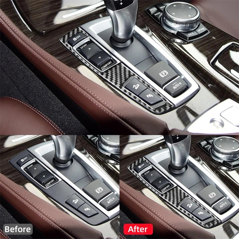 For BMW 5 Series F10 F18 2011-2017 Car Accessories Carbon Fi