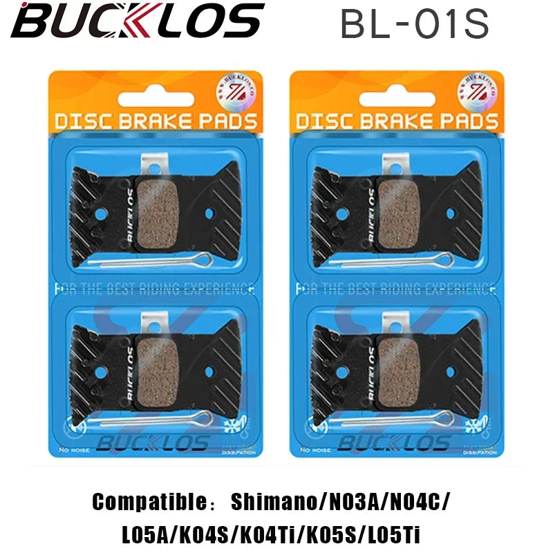 BUCKLOS Bicycle Disc Brake Pad Ceramic Bike Hydraulic Brakes Pads Road MTB Brake Pad for Shimano L05A J04C J05A H03A N03A NUTT