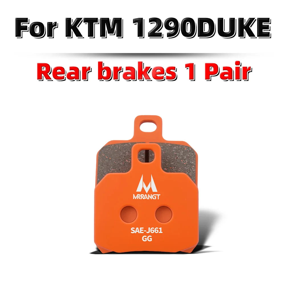 MRRANGT Motorcycle Ceramic Brake Pads Kit For KTM Duke 390 790 1290 Adventure ADV 790 1050 1090 1190 1290 Models Front Rear Set