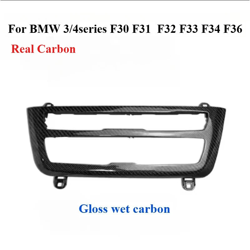 F30 F31 Car Alcantara Handbrake Handle with Carbon Fiber Gea