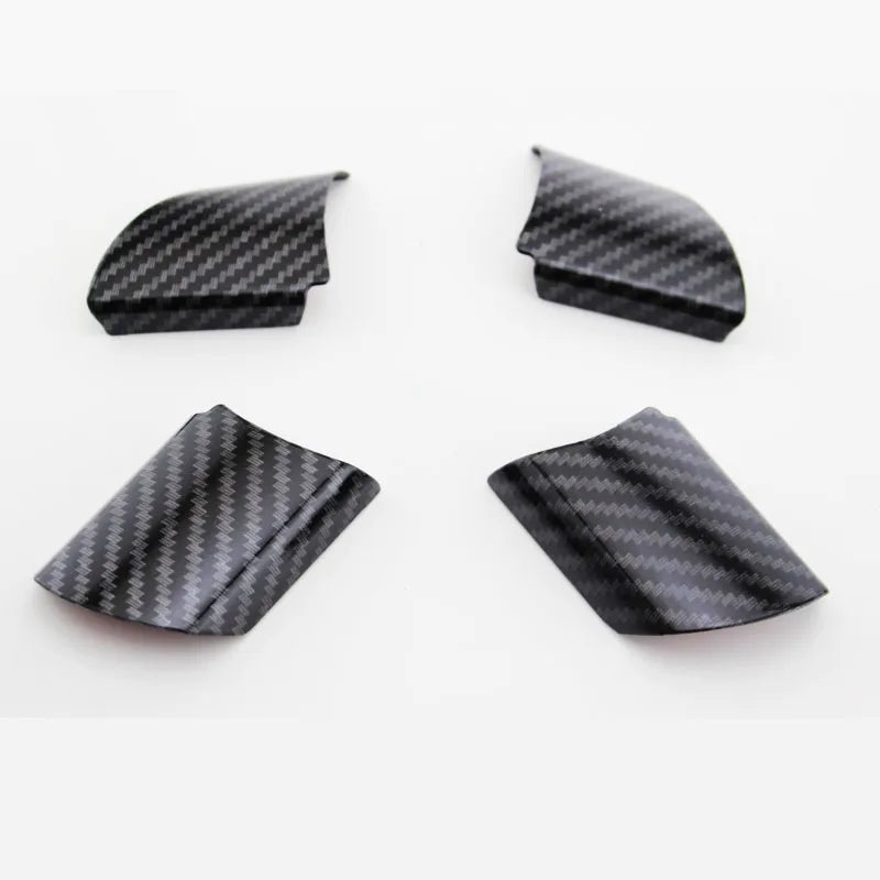 My Good Car Accessories Steering Wheel Buttons Panel Cover Trim Stickers Carbon Fiber for Ford Focus 2 MK2 2005 - 2011