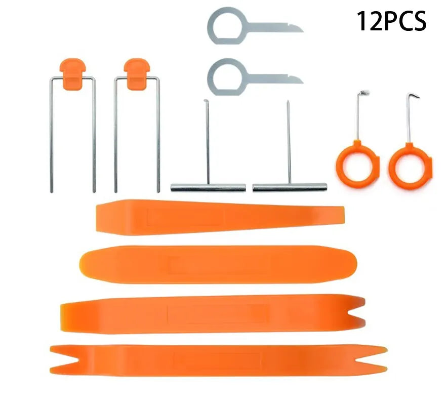 12 PCS Car Hand Tools Car Removal Kit DVD Stereo Conversion 