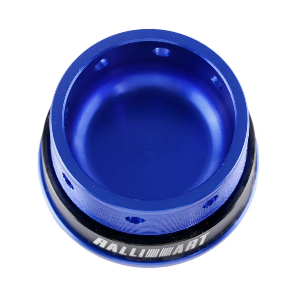Ralli art Aluminum Engine Oil Tank Cover Cap For Mitsubishi 