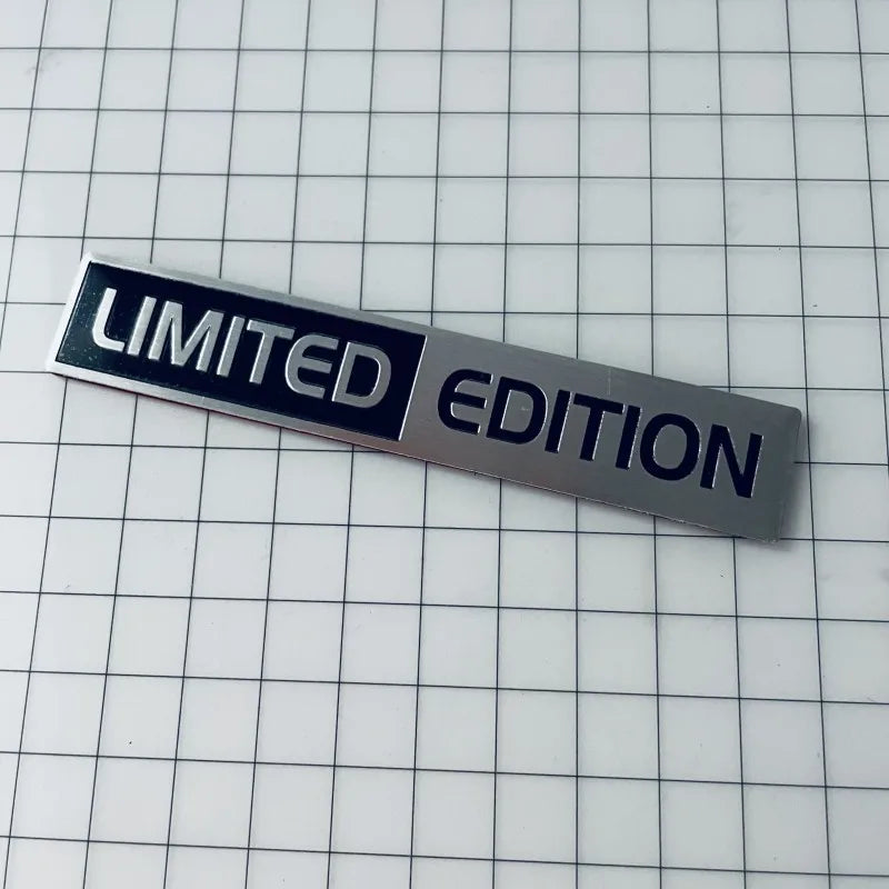 Metal Limited Edition 3D Car Body Badge Window Rearview Mirr