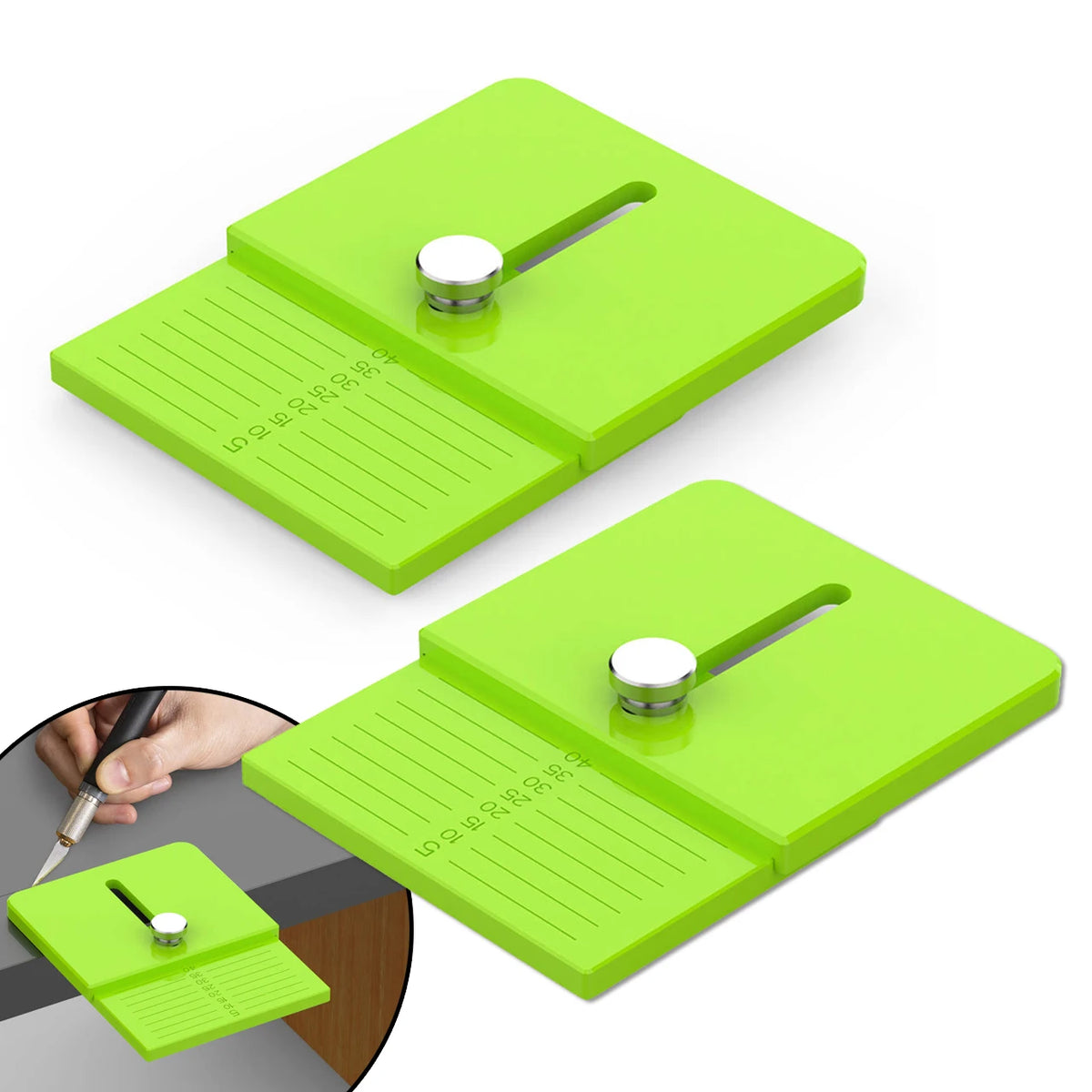 FOSHIO 2pcs/Pack Window Tint Edge Cutting Small Guide Plate 