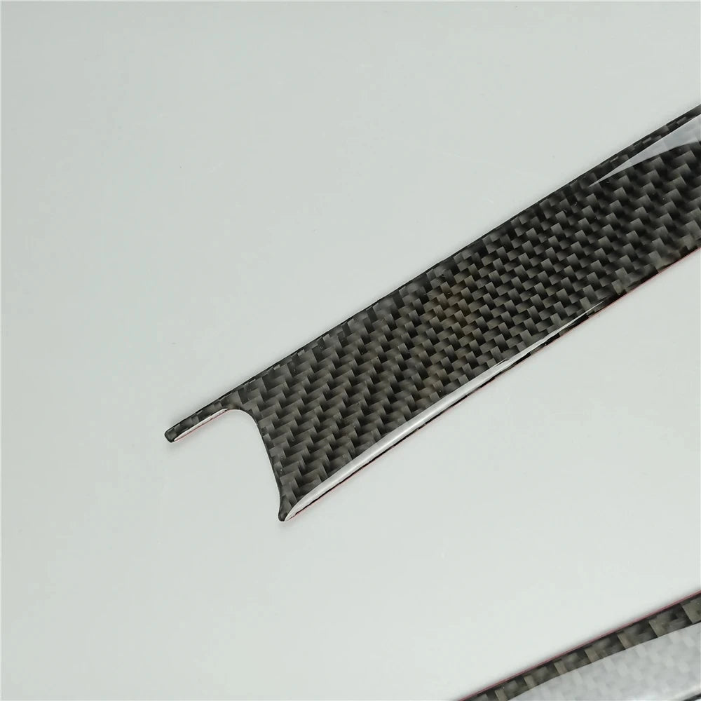 Carbon Fiber Car Co-pilot Panel Decoration Cover Trim Glove 