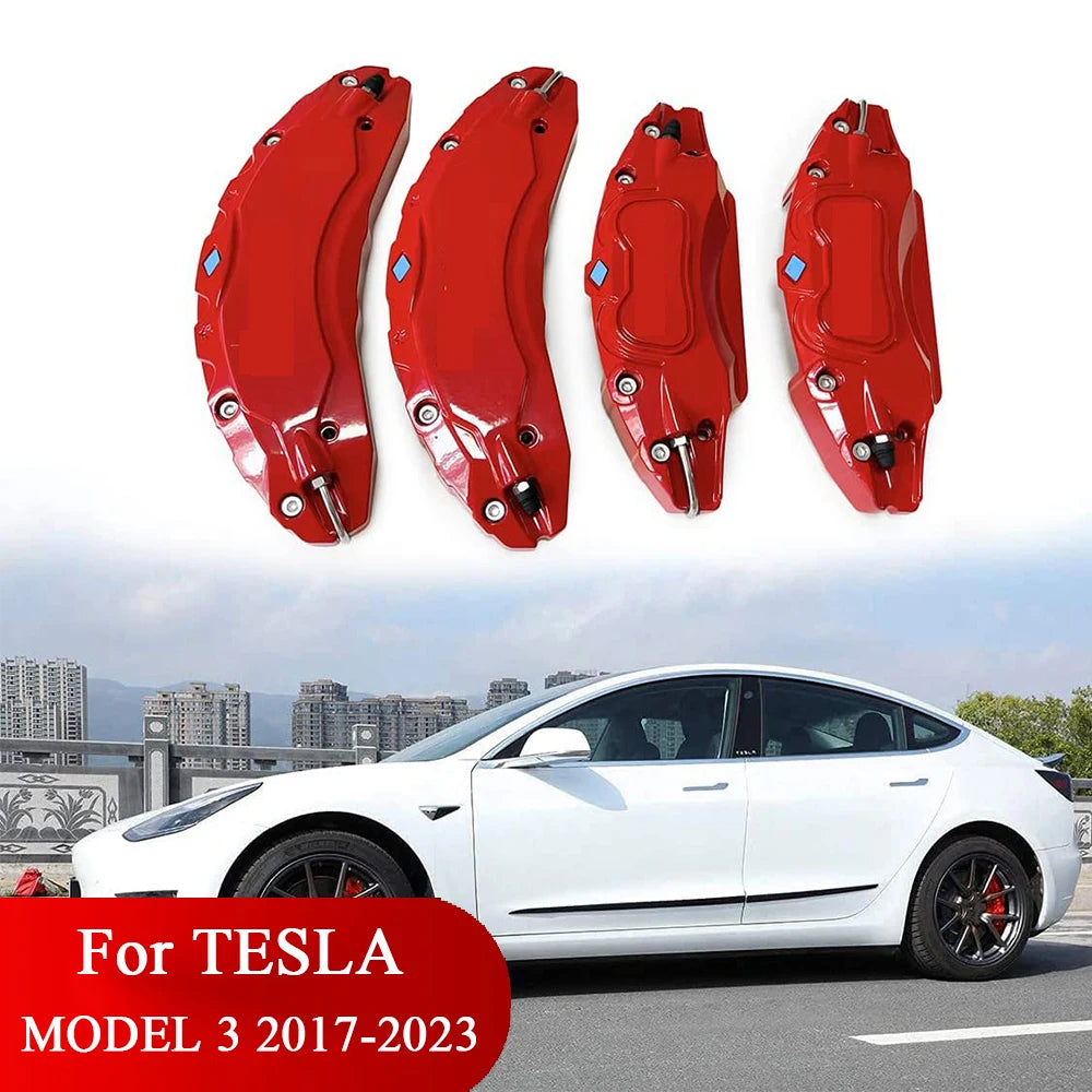 Brake Caliper Covers For Tesla Model 3 2017 2018 2019 2020 2