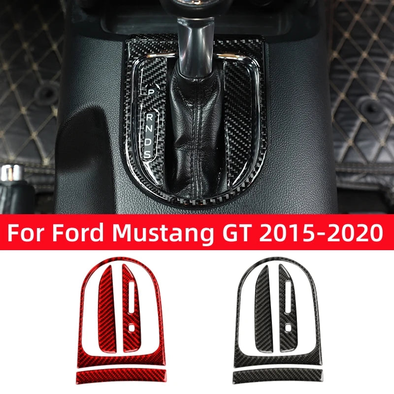 For Ford Mustang GT 2015-2021 Accessories Carbon Fiber Inter