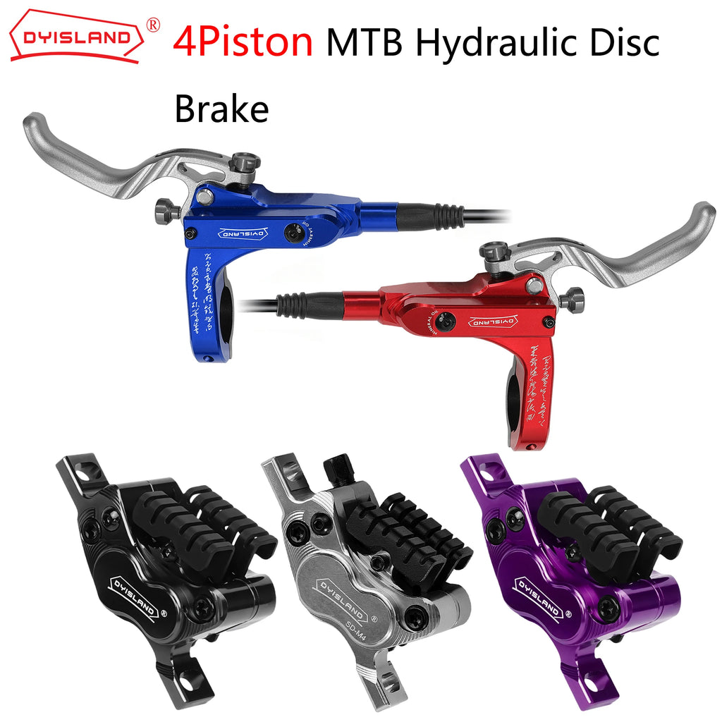DYISLAND MTB 4pistons Hydraulic Disc Brake 850mm/1500mm Cera