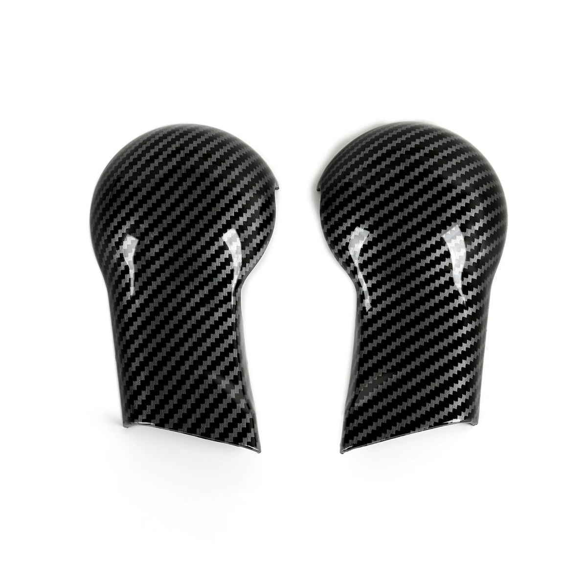 ABS Car Center Console Gear Shift Knob Cover Carbon Fiber In