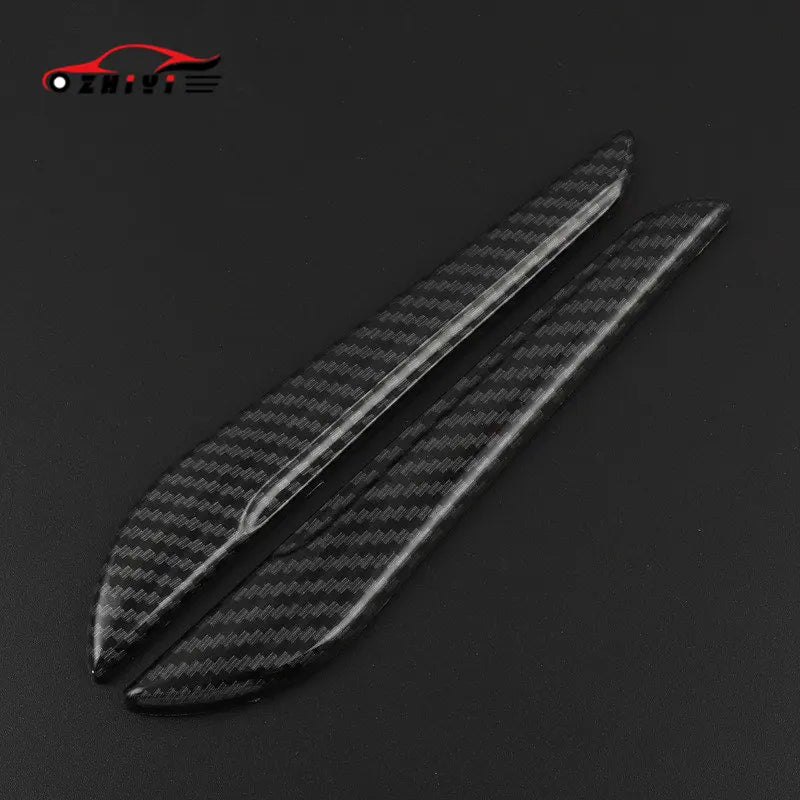 2pcs Car Door Body Rearview Mirror Protector Guard Anti Scratch Anti-collision Strips Sticker Baking Paint Decor Car Accessories