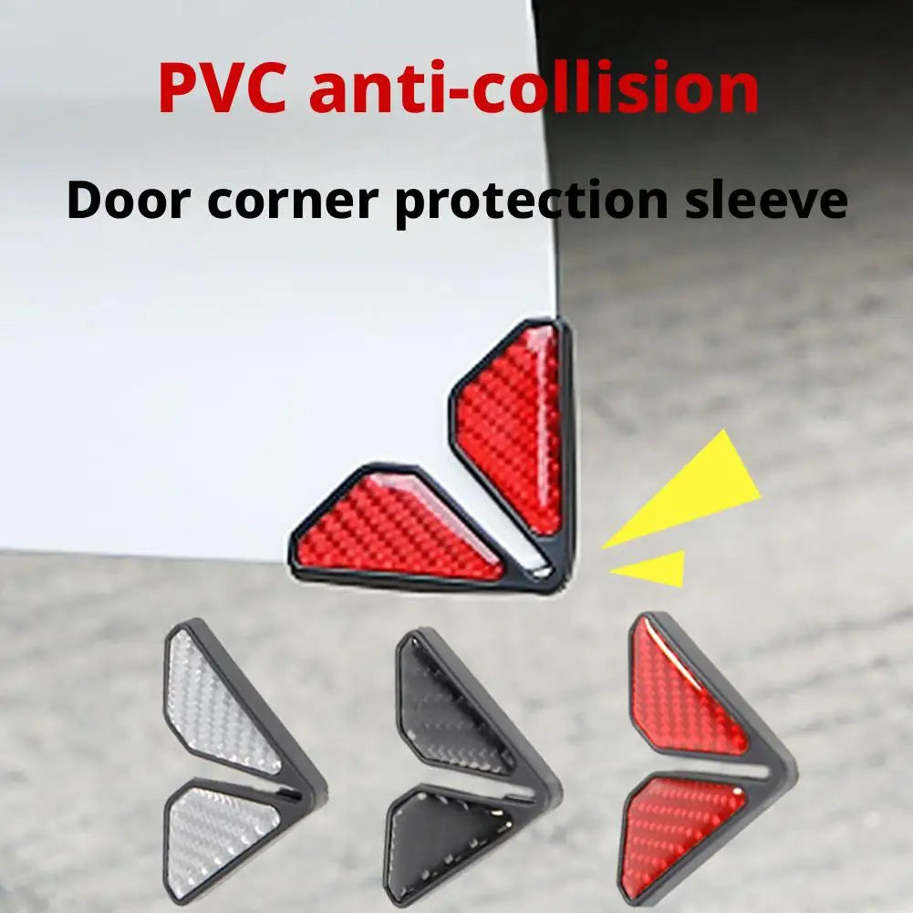 Carbon Fiber Universal Car Door Corner Anti-collision Anti-s