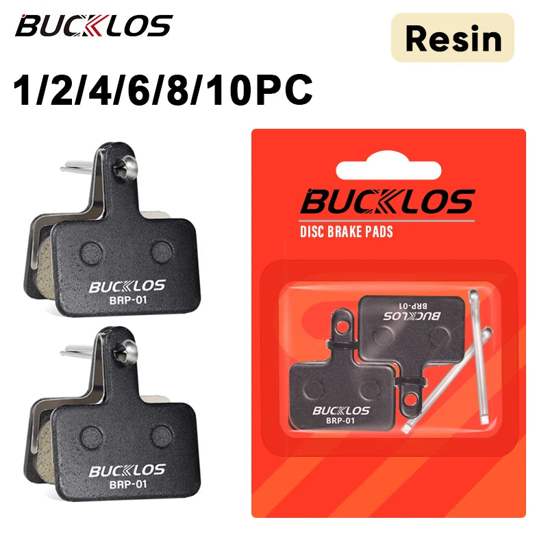 BUCKLOS Bike Brake Pad Resin Disc Pads For SHIMANO B01S Wear