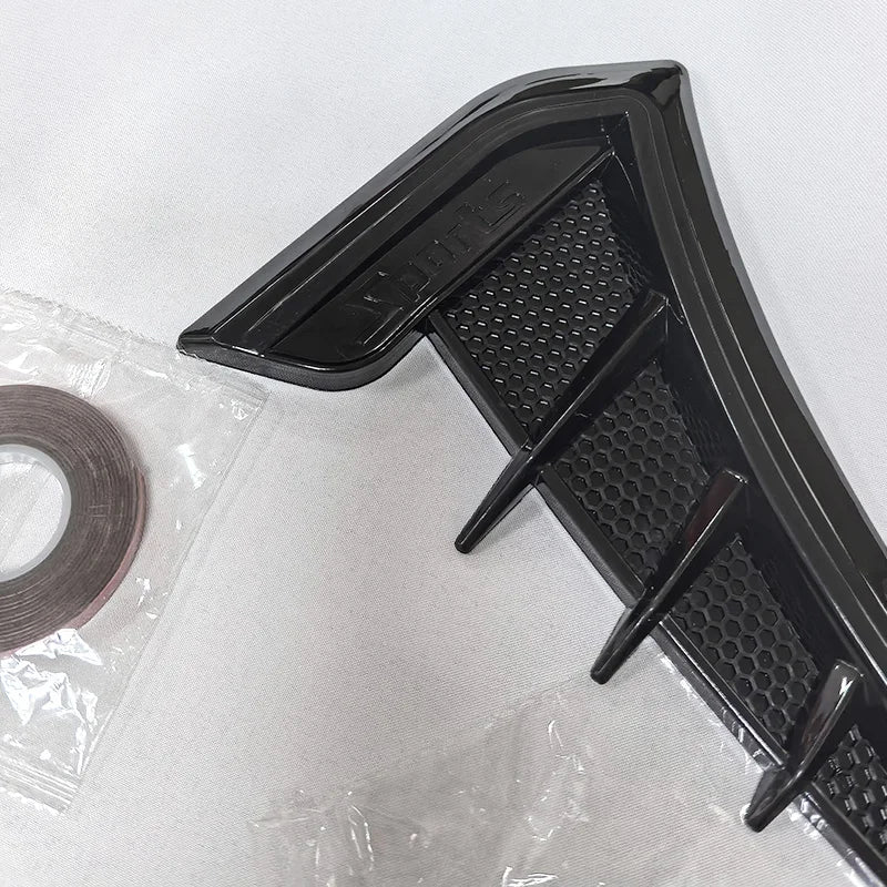 Multipurpose Universal Carbon Fiber Black Car Decorative Cel