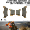 Motorcycle Front and Rear Brake Pads For KTM SX XC XCW SXF E