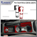 Real Soft Carbon Fiber Sticker For Seat Ibiza 6F 2018 2019 2