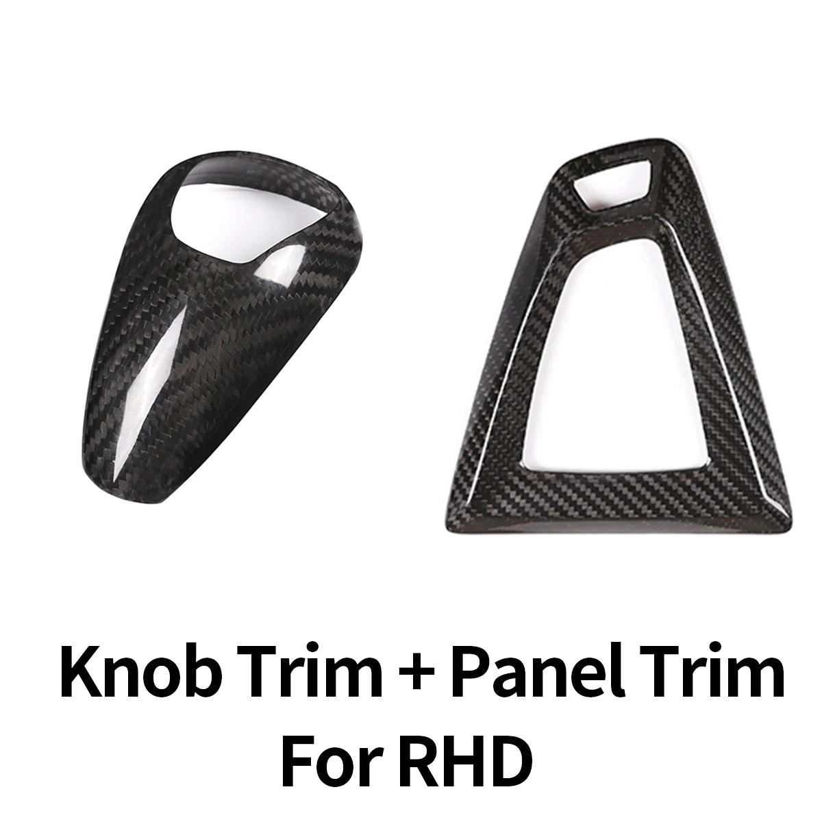 For BMW F80 F82 F87 M3 M4 M2 M5 F83 F85 X5M F86 X6M F13 Real Carbon Fiber Car Gear Shift Knob Cap Cover Sticker Panel Trim