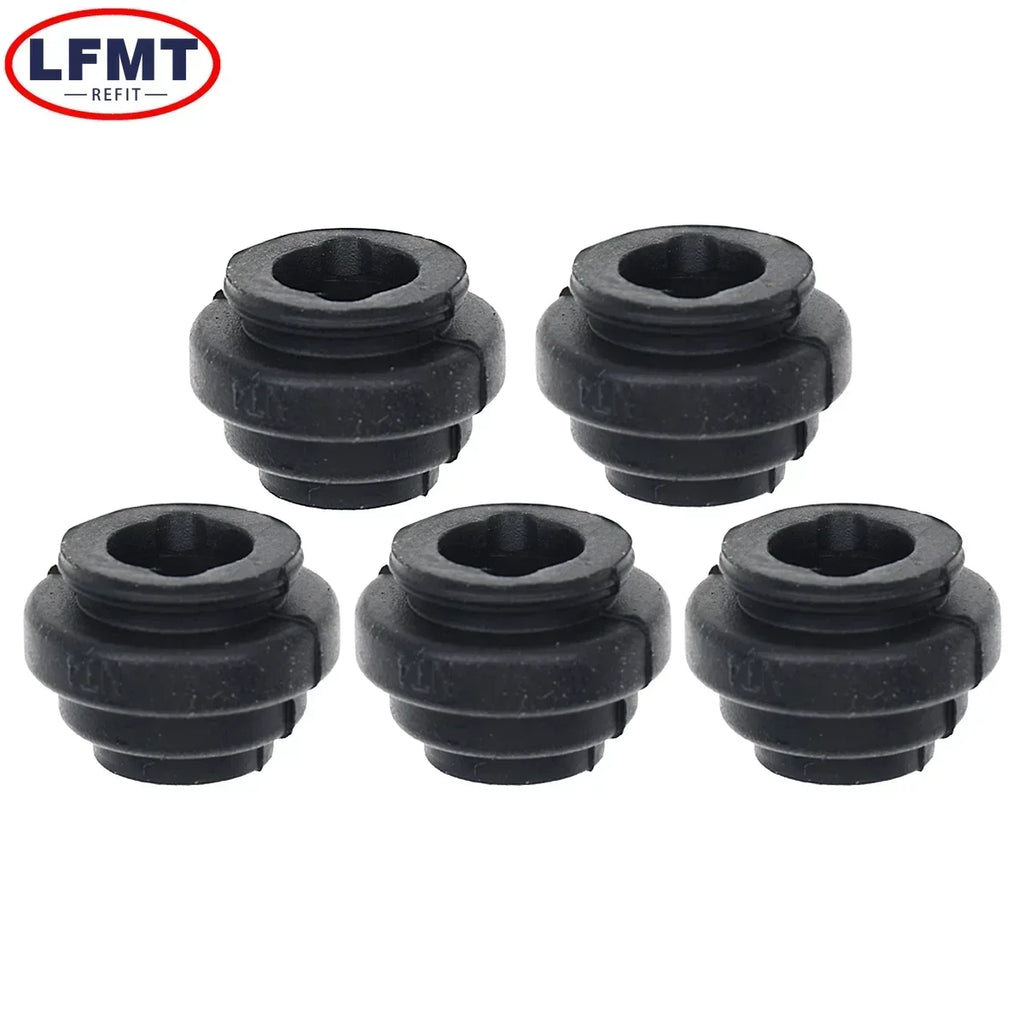 10 sets Motorcycle Scooter Brake Upper Lower Pump Caliper Shock Absorber Sleeve Dust Cover Rubber Disc Waterproof Cap Universal