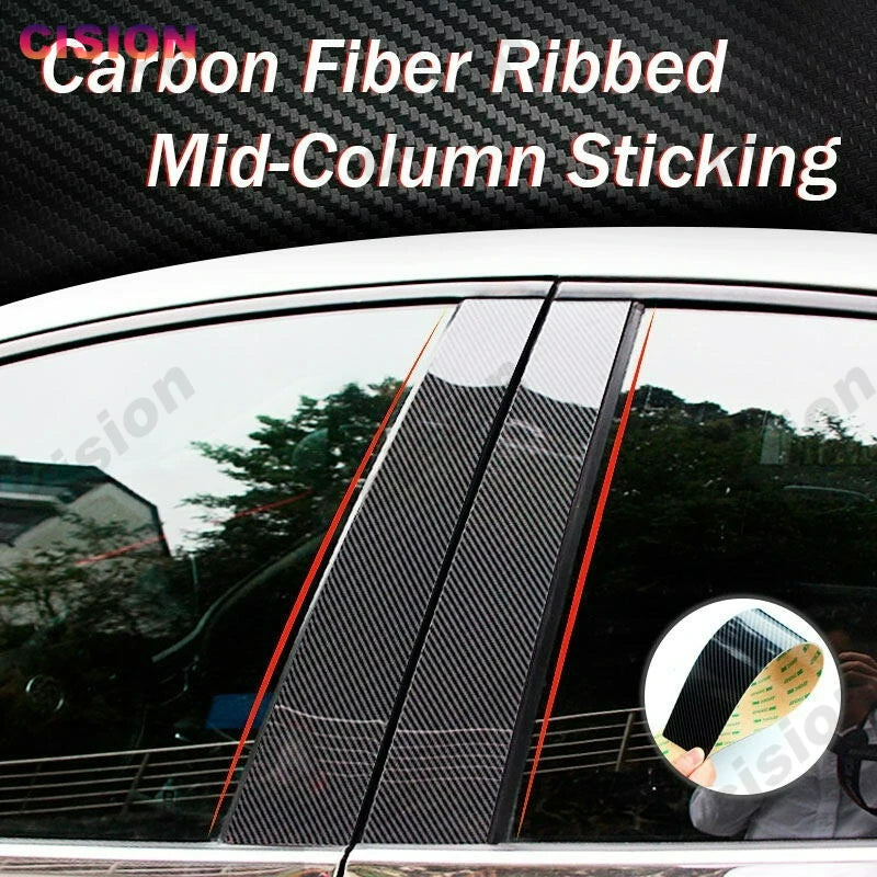 Black Car Door Middle B Pillar Post Cover Trim For Geely EX5