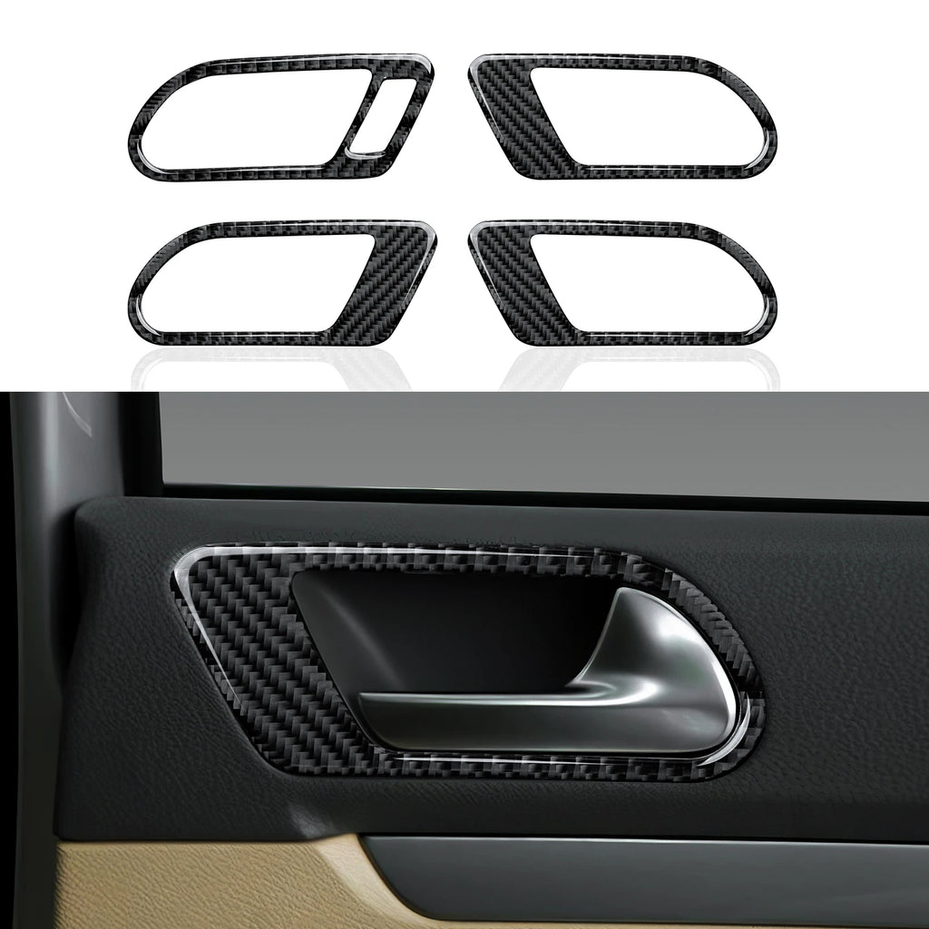 Car Center Console Gear Shift Panel For Volkswagen Golf VI MK6 GTI R Plus (2010-2014) Carbon Fiber Interior Sticker Trim Set Kit