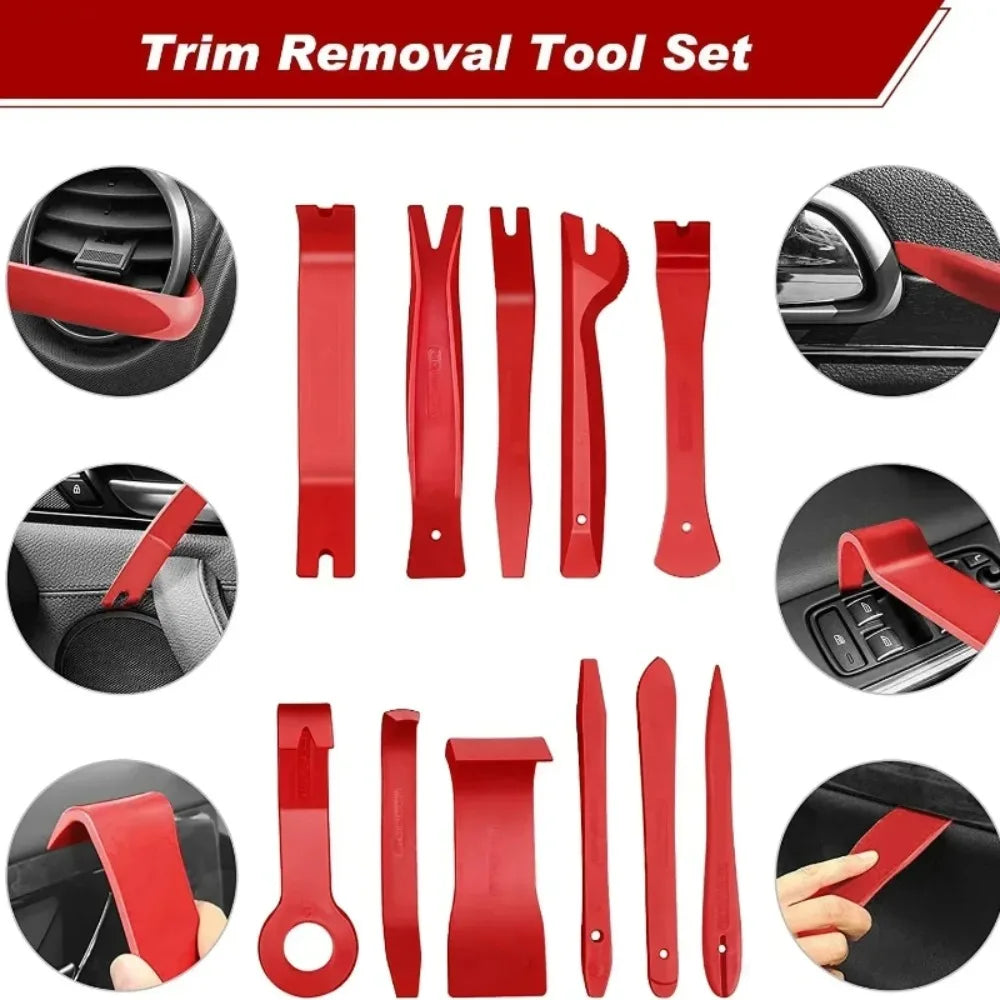 Car Interior Trim Removal Tool Kit Auto Plastic Clips Puller
