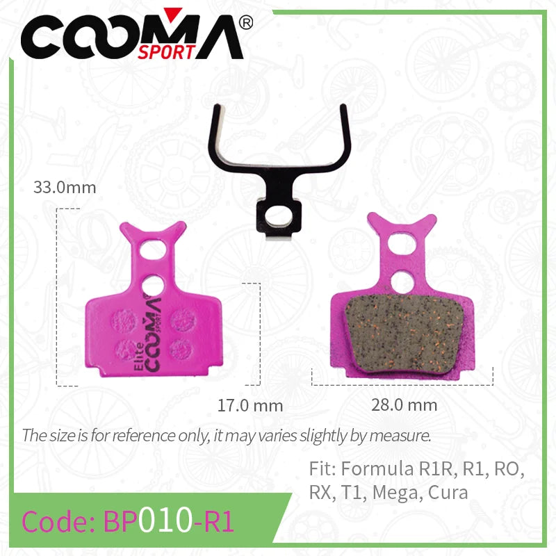 4 Pairs 8 PCS Ceramic Bicycle Brake Pads for SRAM Avid Shimano Magura Hayes Formula Hope ZOOM JAK Bike Caliper